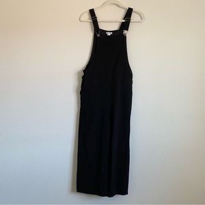 Xhilaration Wide Leg Cropped Overalls Small